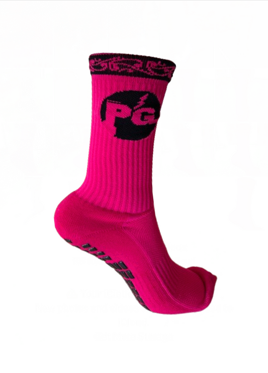 BLACK FRIDAY-Pink Māori Crew Socks